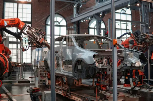 Automotive components made from stainless steel used in vehicle manufacturing